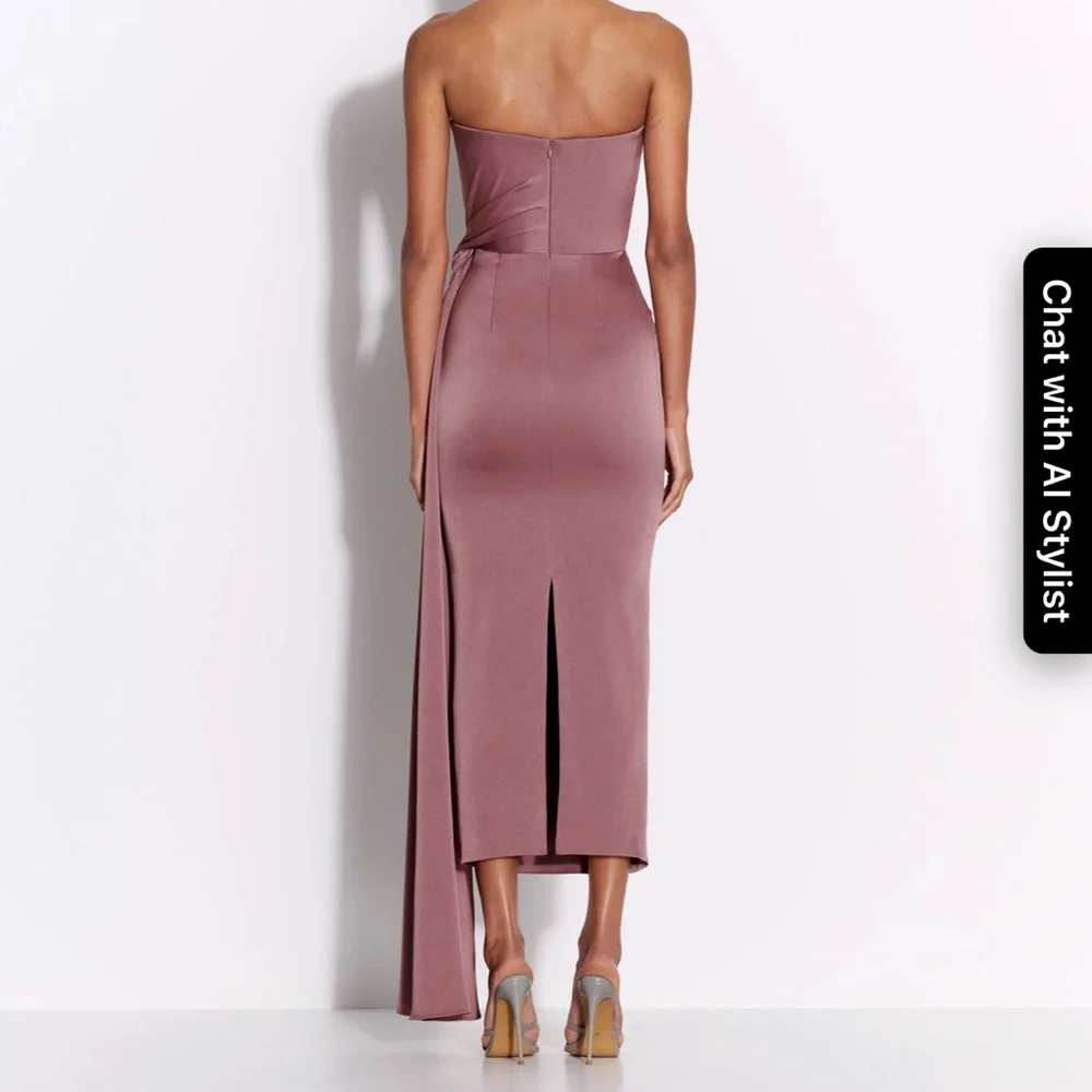 Alex Perry Strapless Twist Dress - Picture 2 of 6
